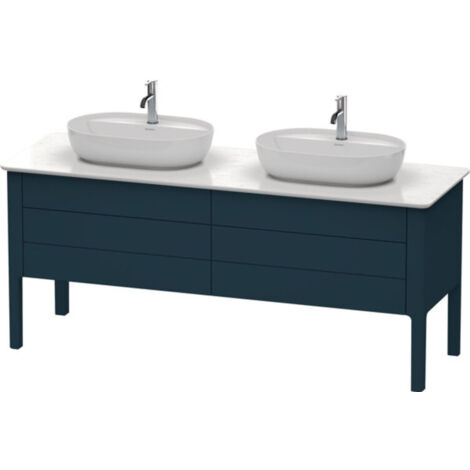 Mueble bajo lavabo LUV 743x1783x570mm Azul medianoche semibrillante