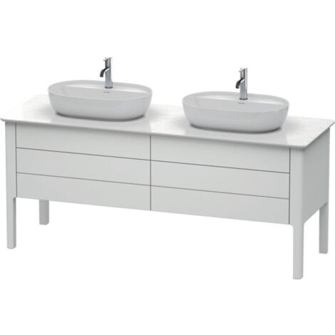 Mueble bajo lavabo LUV 743x1783x570mm blanco semibrillante