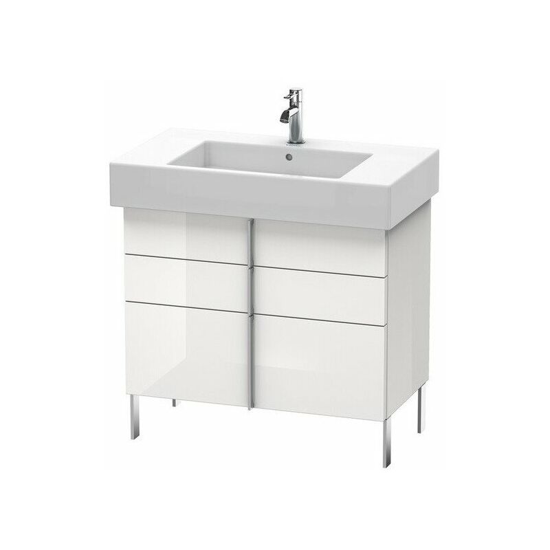 

Mueble bajo lavabo VERO 446x800x581mm Azul celeste mate