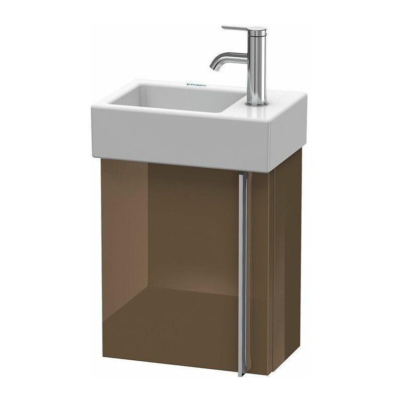 

Duravit - Mueble bajo lavabo VERO AIR 436x364x211mm apertura izquierda alto brillo marrón oliva