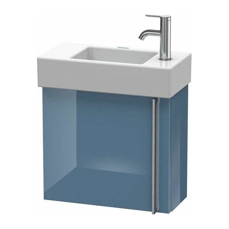 

Duravit - Mueble bajo lavabo VERO AIR 436x484x211mm apertura izquierda azul piedra brillante