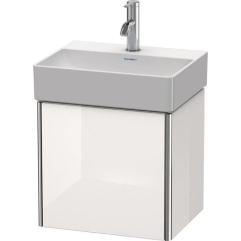 Mueble bajo lavabo XSQUARE 397x434x340mm apertura derecha blanco brillo