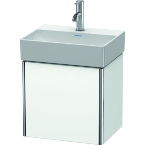 Mueble bajo lavabo XSQUARE 397x434x340mm apertura derecha blanco mate