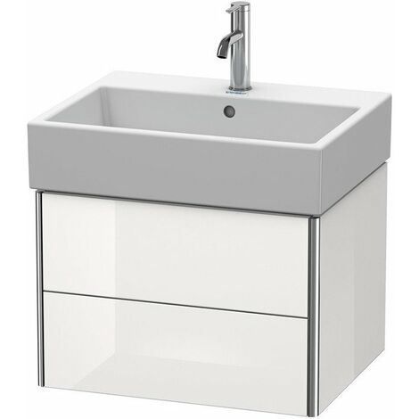 Mueble bajo lavabo XSQUARE 397x584x460mm alto brillo albaricoque perla