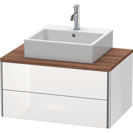 Mueble bajo lavabo XSQUARE 400x800x548mm blanco brillo falta