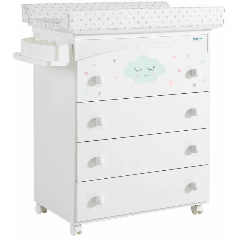 

Mueble bañera Lili blanco y gris Micuna