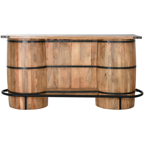 Mueble Bar Mango Metal 180X60X100 Barril