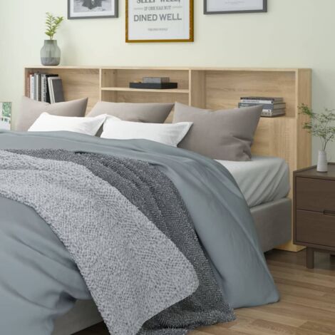 Mueble cabecero color roble  220x19x103,5 cm