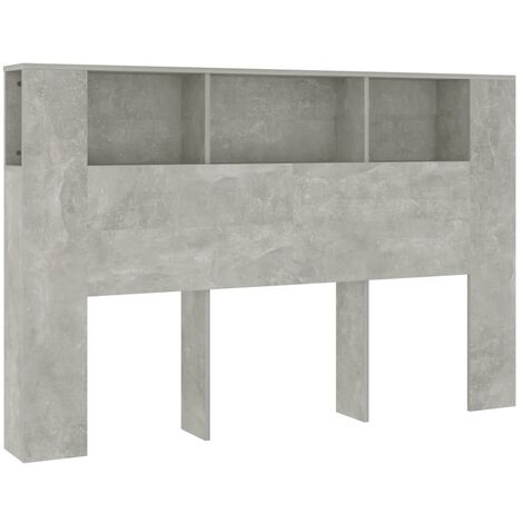 vidaXL Mueble Cabecero 160x18,5x104,5 cm Armario Cama Almacenaje Multicolor