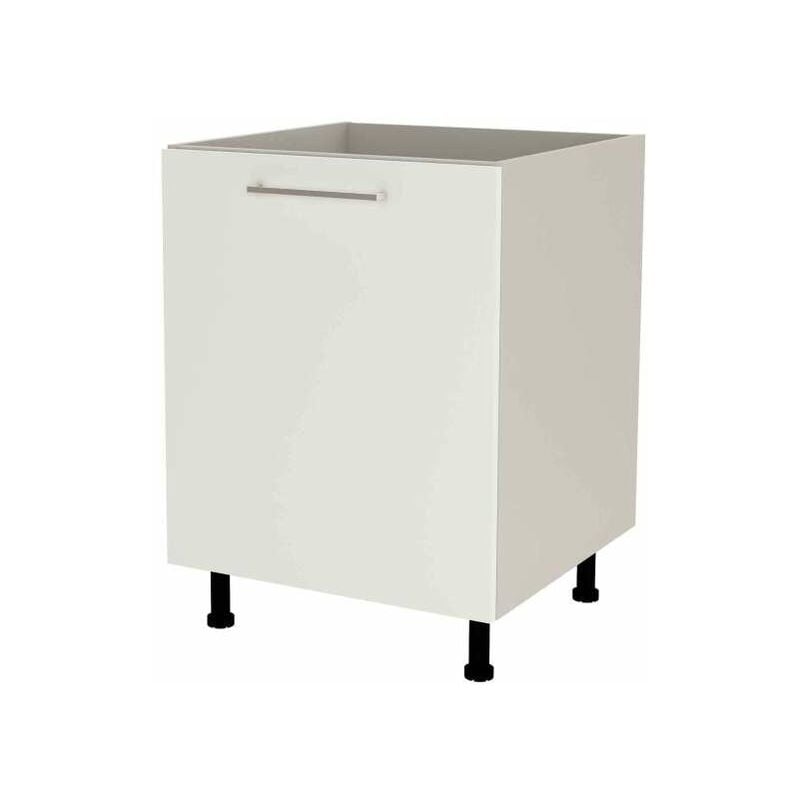 

Mueble cocina bajo para fregadero en varios colores 85 cm(alto)60 cm(ancho)60 cm(largo) Color BLANCO MATE