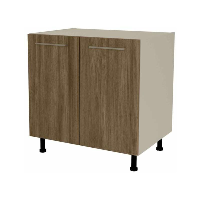 

Mueble cocina bajo con 2 puertas en varios colores 85 cm(alto)80 cm(ancho)60 cm(largo) Color NOGAL NOCETO