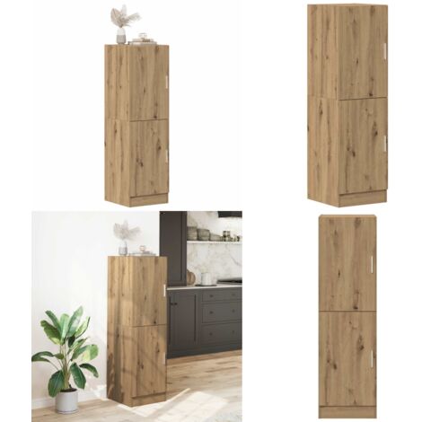 Mueble cocina madera ingeniería roble artisan 38x41,5x131,5 cm - Mueble cocina - Madera de ingeniería