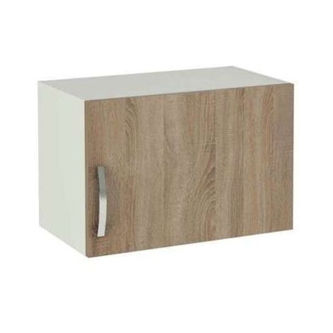 Mueble cocina para colgar con 1 puerta en roble cortez. 60 cm(largo)40 cm(alto)33 cm(fondo)