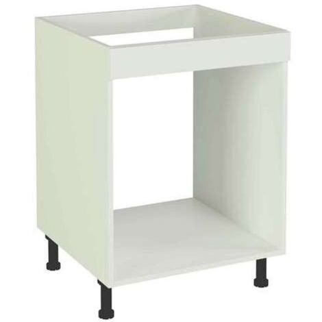 Mueble cocina para horno en blanco. 83 cm(alto)60 cm(ancho)58 cm(largo)
