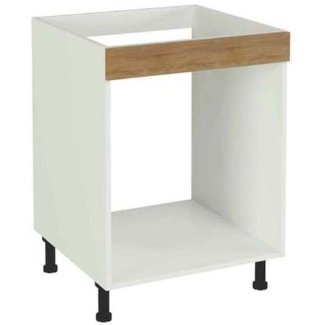 Mueble cocina para horno en roble cortez. 83 cm(alto)60 cm(ancho)58 cm(largo)