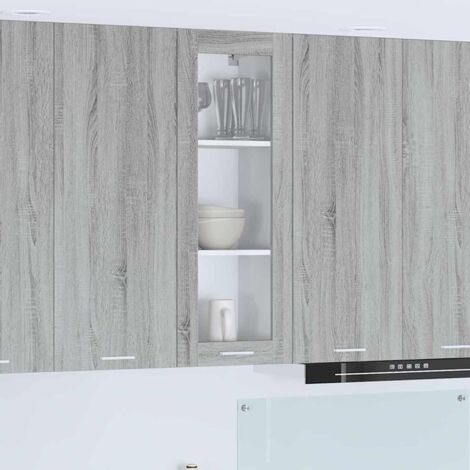 Mueble colgante con almacenamiento Gris  40 x 31 x 100 cm