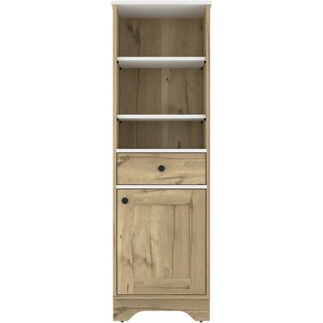 Mueble Columna de Baño Malaga, con cajón