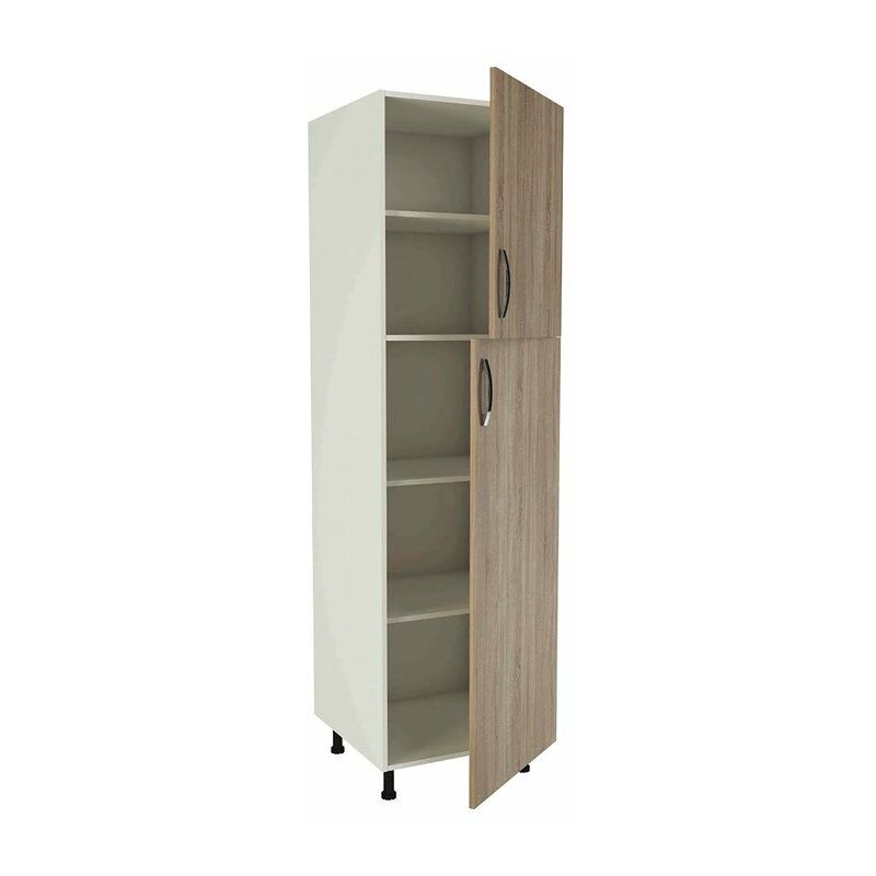 

Meka Block - Mueble columna para cocina 2 puertas Color ROBLE