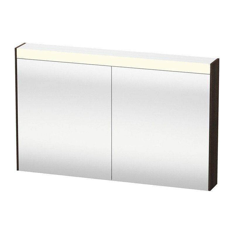 

Mueble con espejo BRIOSO con iluminación Duravit 760x1020x148mm 14 W castaño