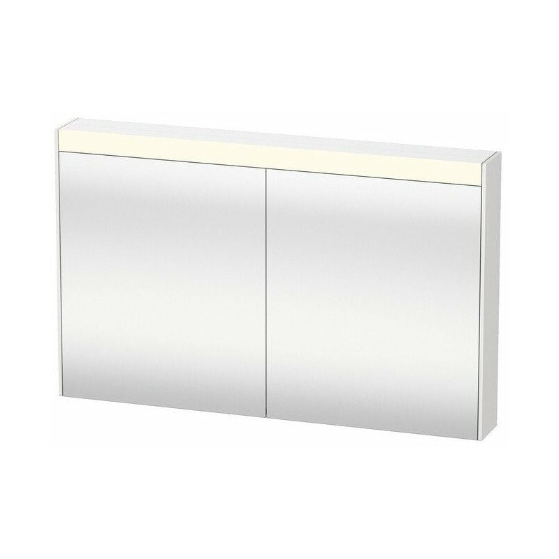 

Mueble con espejo BRIOSO con iluminación Duravit 760x1020x148mm 14 W nogal oscuro