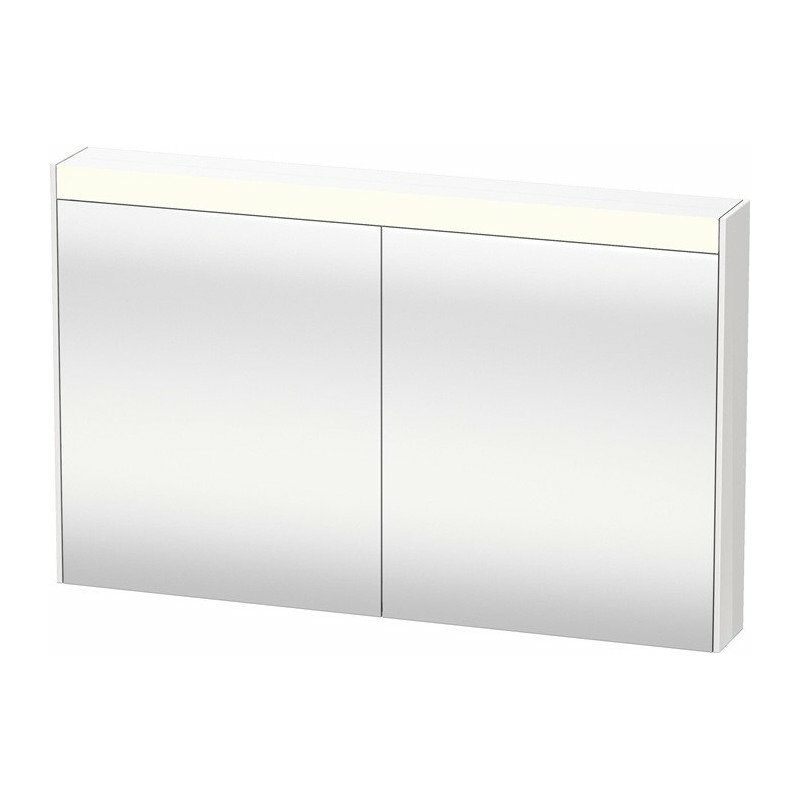 

Mueble con espejo BRIOSO con iluminación Duravit 760x1220x148mm cerezo Ticino