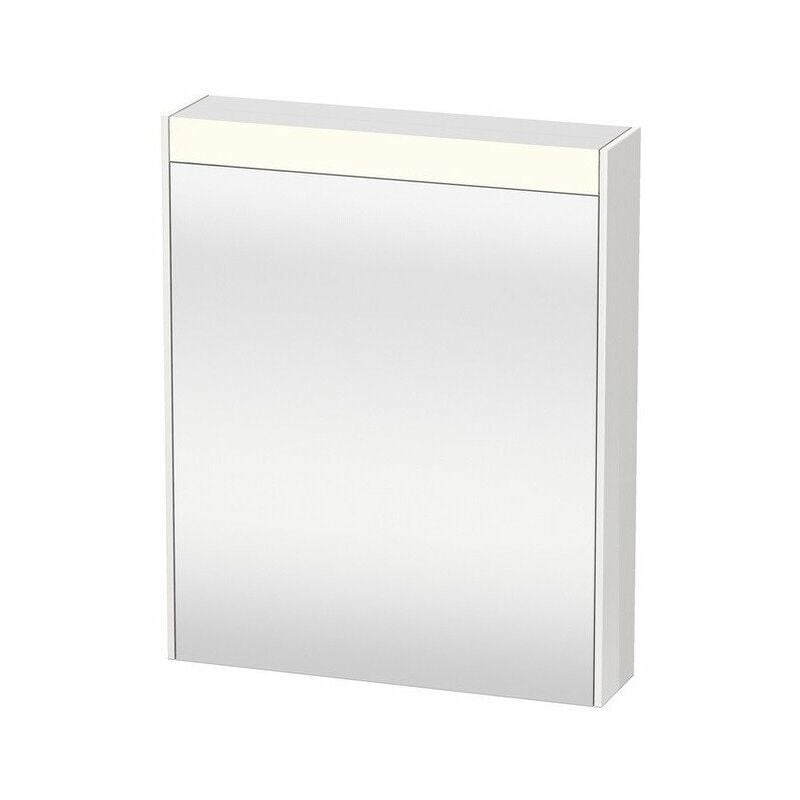 

Mueble con espejo Duravit BRIOSO con iluminación 700x620x148mm apertura derecha castaño