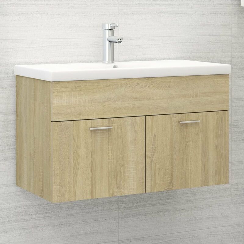 

Mueble con lavabo aglomerado roble Sonoma