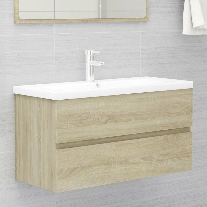 

Mueble con lavabo aglomerado roble Sonoma