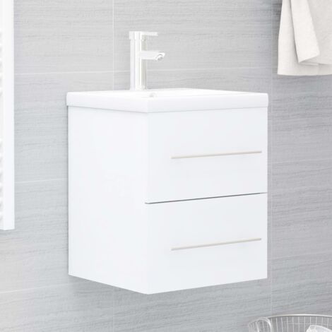 Mueble con lavabo madera contrachapada  brillante
