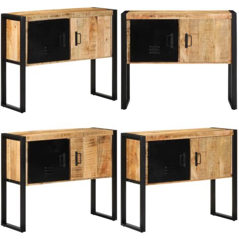 Mueble consola madera maciza de mango 90x35x75 cm - Madera maciza - Mueble de recibidor