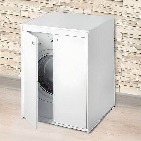 Mueble para lavadora con lavadero de resina 45x50 para exterior