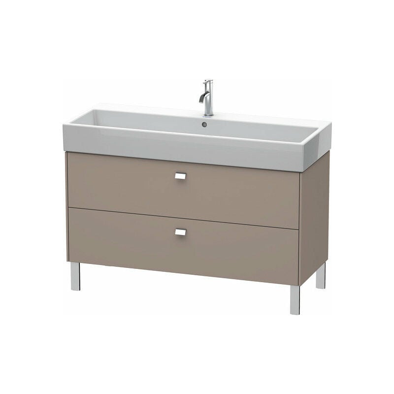 

Mueble de aseo Duravit Brioso de 118,4 x 45,9 cm, 2 extraíbles, con sifón y delantal, para lavabo Vero Air 235012, Color (frente/cuerpo): Diseño