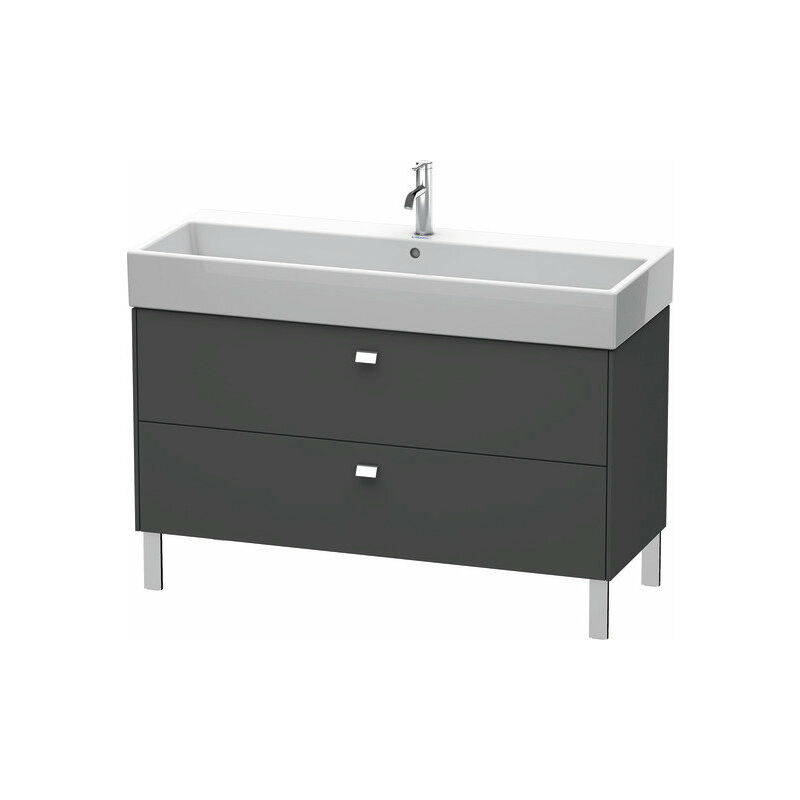 

Mueble de aseo Duravit Brioso de 118,4 x 45,9 cm, 2 extraíbles, con sifón y delantal, para lavabo Vero Air 235012, Color (frente/cuerpo): Diseño