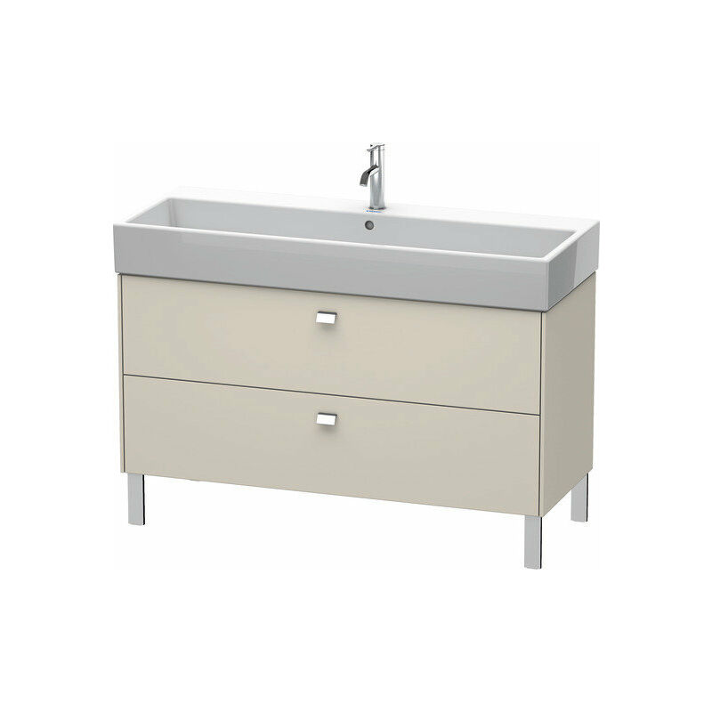 

Mueble de aseo Duravit Brioso de 118,4 x 45,9 cm, 2 extraíbles, con sifón y delantal, para lavabo Vero Air 235012, Color (frente/cuerpo): Decoración