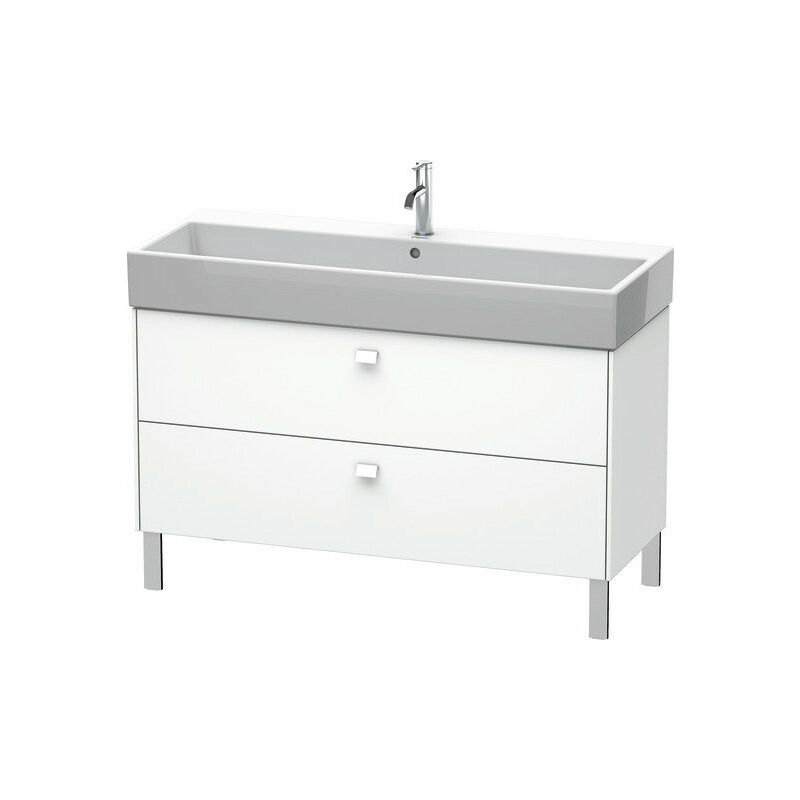 

Mueble de aseo Duravit Brioso de 118,4 x 45,9 cm, 2 extraíbles, con sifón y delantal, para lavabo Vero Air 235012, Color (frente/cuerpo): Ticino