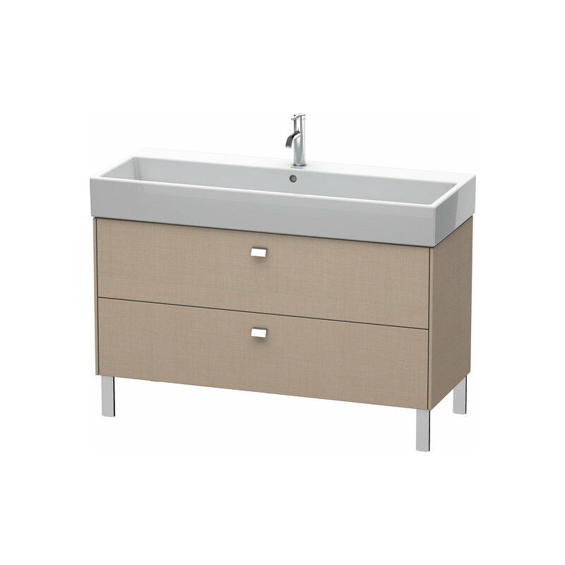 

Mueble de aseo Duravit Brioso de 118,4 x 45,9 cm, 2 extraíbles, con sifón y delantal, para lavabo Vero Air 235012, Color (frente/cuerpo): Decoración
