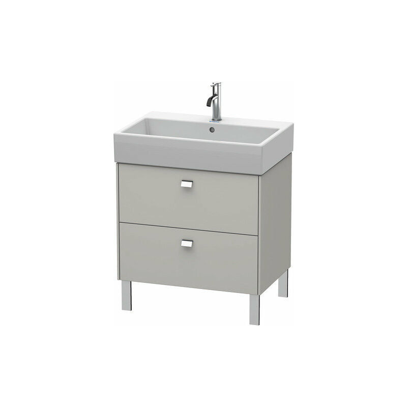 

Mueble de aseo Duravit Brioso de pie 68,4 x 45,9 cm, 2 extraíbles, extraíble superior incl. hueco para sifón y delantal, para lavabo Vero Air 235070,