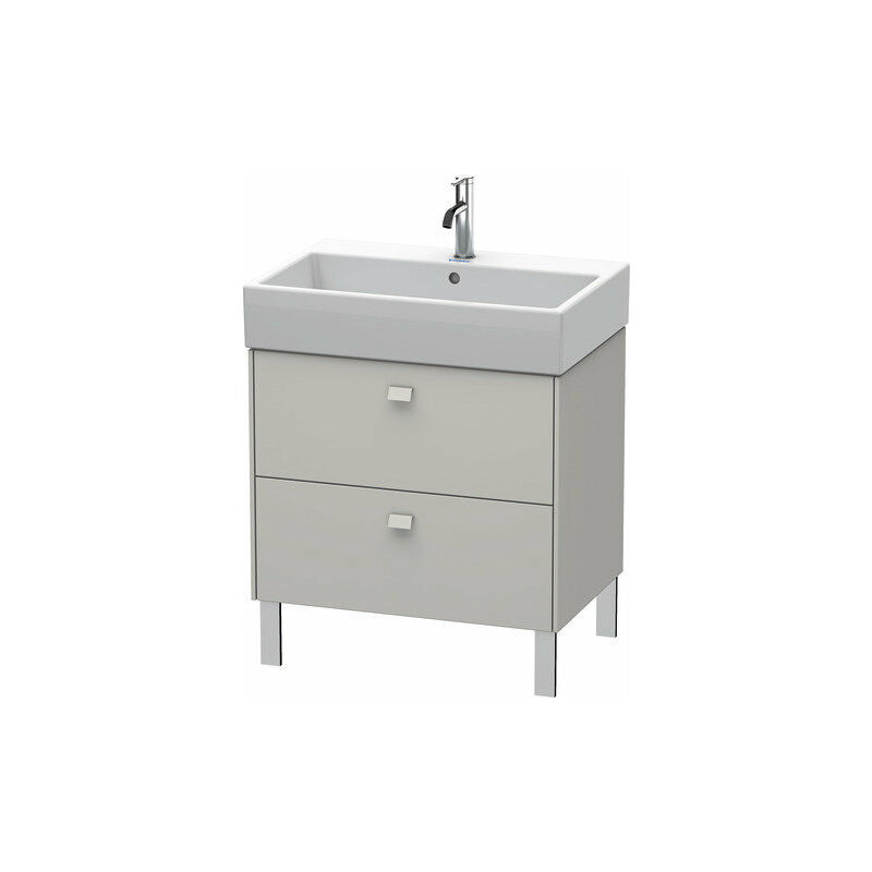 

Mueble de aseo Duravit Brioso de pie 68,4 x 45,9 cm, 2 extraíbles, extraíble superior incl. hueco para sifón y delantal, para lavabo Vero Air 235070,