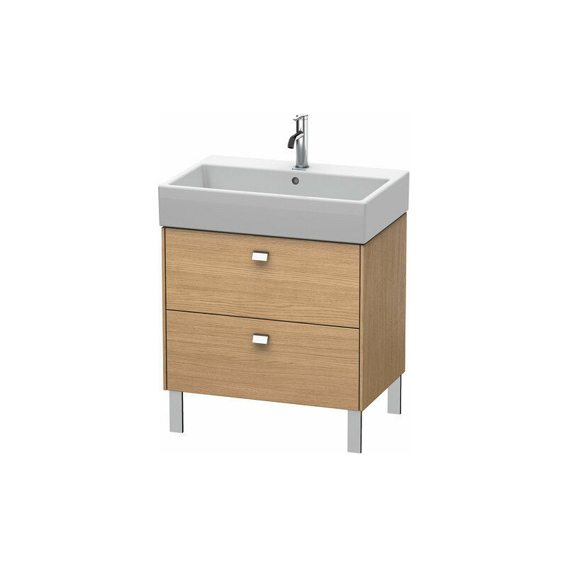

Mueble de aseo Duravit Brioso de pie 68,4 x 45,9 cm, 2 extraíbles, extraíble superior incl. hueco para sifón y delantal, para lavabo Vero Air 235070,
