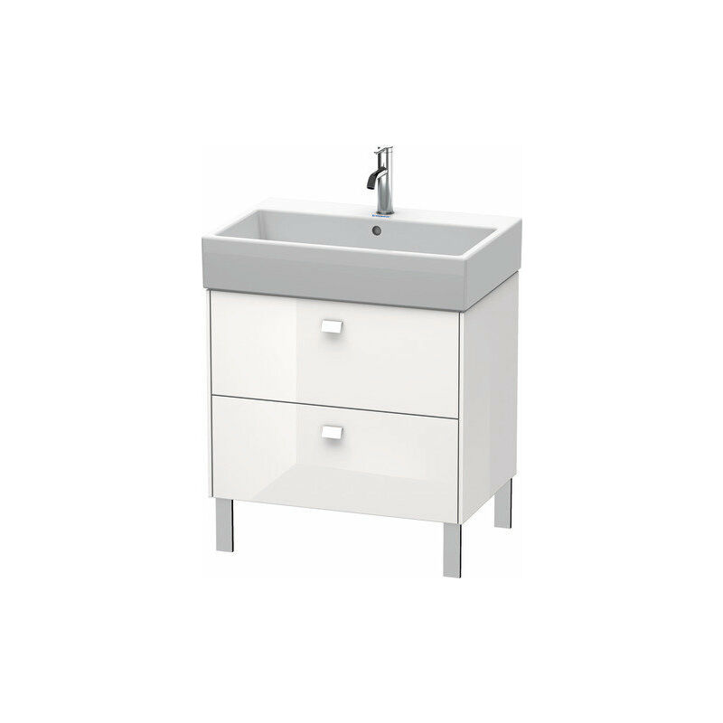 

Mueble de aseo Duravit Brioso de pie 68,4 x 45,9 cm, 2 extraíbles, extraíble superior incl. hueco para sifón y delantal, para lavabo Vero Air 235070,