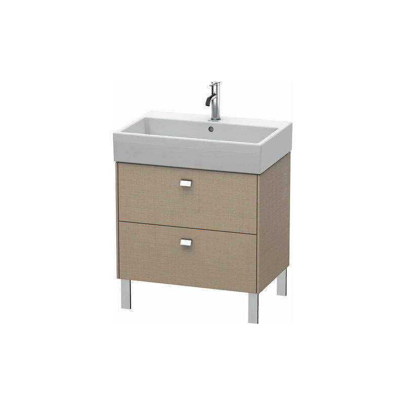 

Mueble de aseo Duravit Brioso de pie 68,4 x 45,9 cm, 2 extraíbles, extraíble superior incl. hueco para sifón y delantal, para lavabo Vero Air 235070,