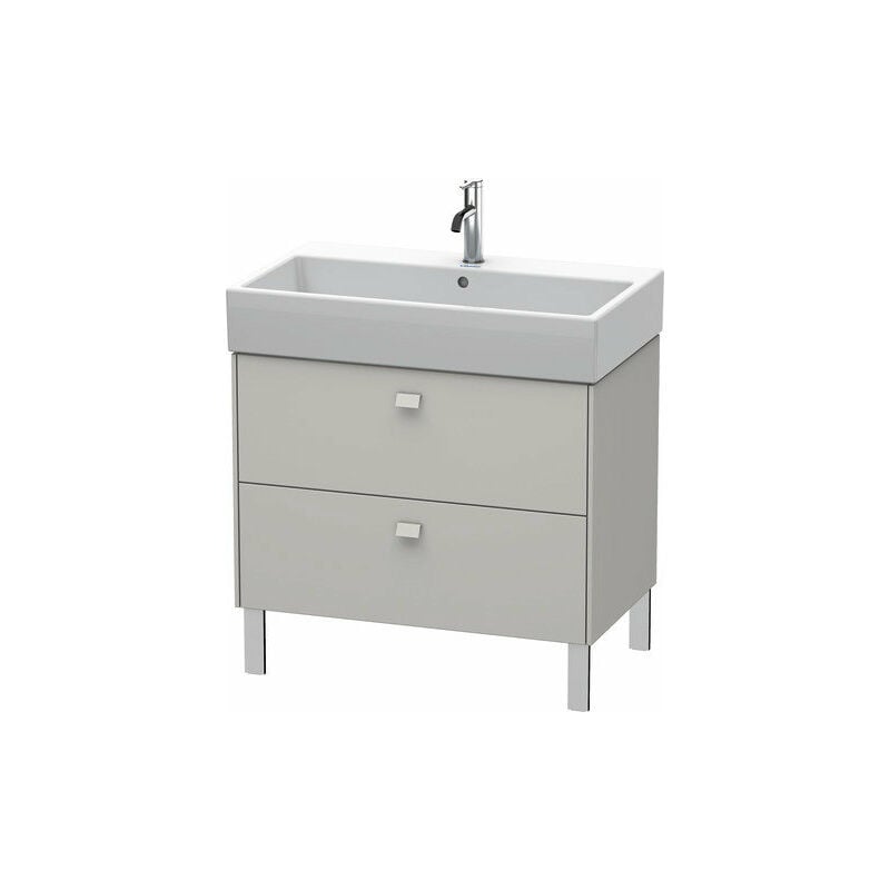 

Mueble de aseo Duravit Brioso de pie 78,4 x 45,9 cm, 2 extraíbles, extraíble superior incl. hueco para sifón y delantal, para lavabo Vero Air 235080,