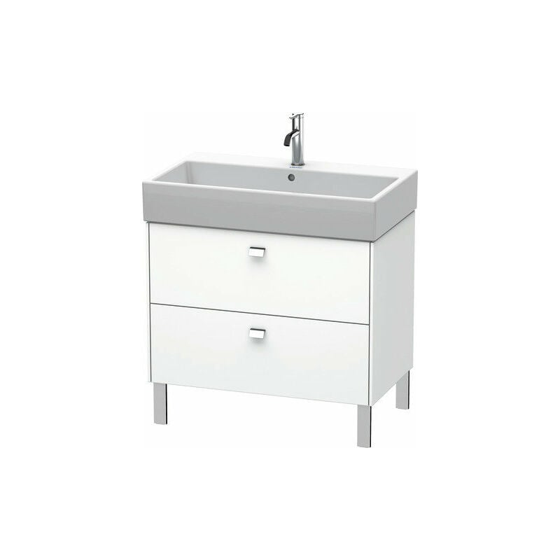 

Mueble de aseo Duravit Brioso de pie 78,4 x 45,9 cm, 2 extraíbles, extraíble superior incl. hueco para sifón y delantal, para lavabo Vero Air 235080,