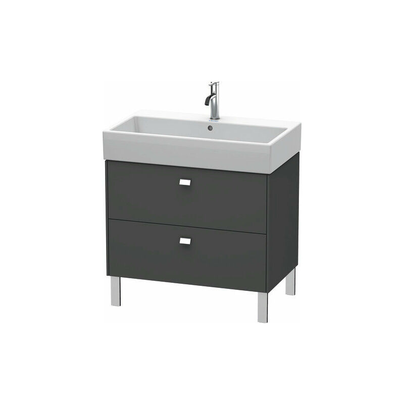 

Mueble de aseo Duravit Brioso de pie 78,4 x 45,9 cm, 2 extraíbles, extraíble superior incl. hueco para sifón y delantal, para lavabo Vero Air 235080,