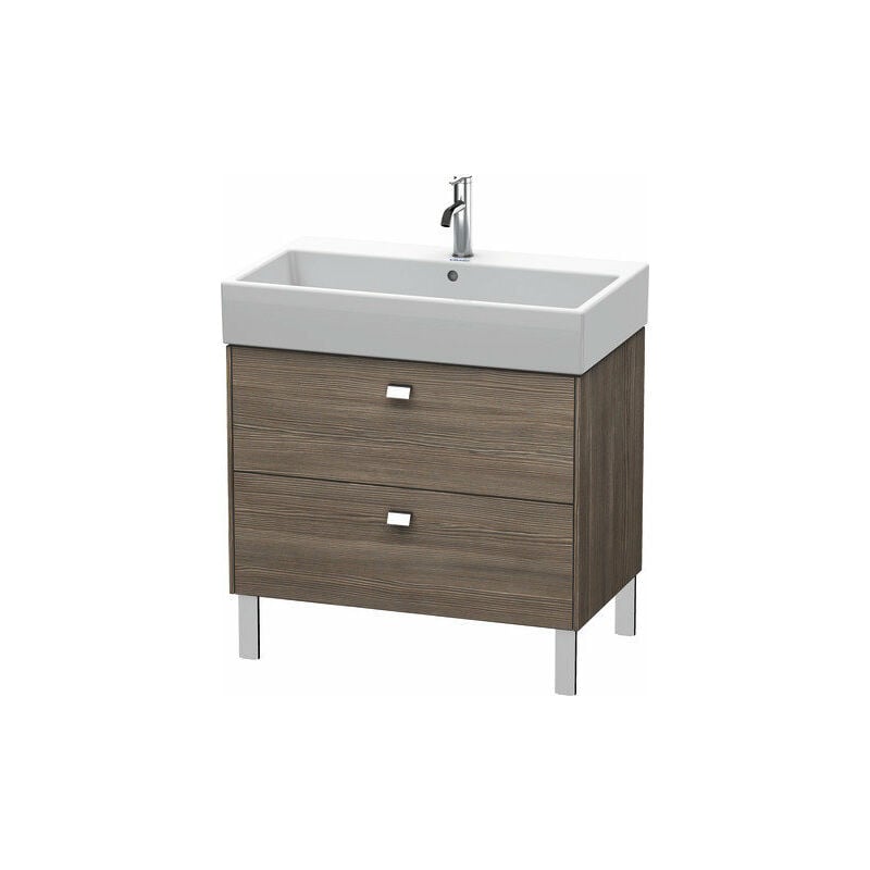 

Mueble de aseo Duravit Brioso de pie 78,4 x 45,9 cm, 2 extraíbles, extraíble superior incl. hueco para sifón y delantal, para lavabo Vero Air 235080,