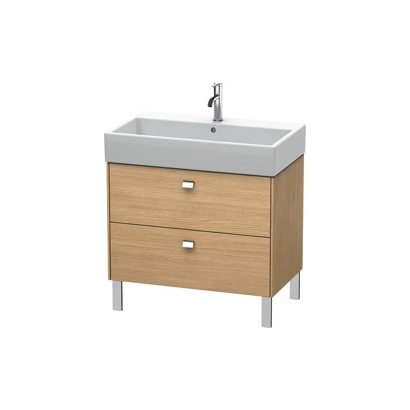 

Mueble de aseo Duravit Brioso de pie 78,4 x 45,9 cm, 2 extraíbles, extraíble superior incl. hueco para sifón y delantal, para lavabo Vero Air 235080,