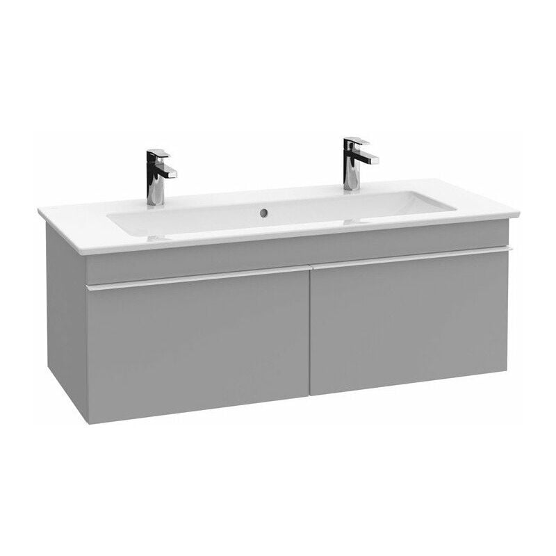 

Mueble de baño, 1153 x 420 x 502 mm, modelo suspendido, En madera Vidrio Gris brillante