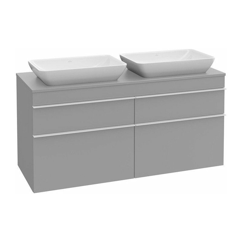 

Mueble de baño, 1257 x 606 x 502 mm, modelo suspendido, en madera de roble Santana