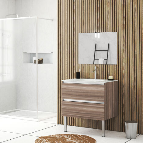 Mueble de baño de suelo Dundee color Roble Otippo de 60 cm - Comprar online  al mejor precio.