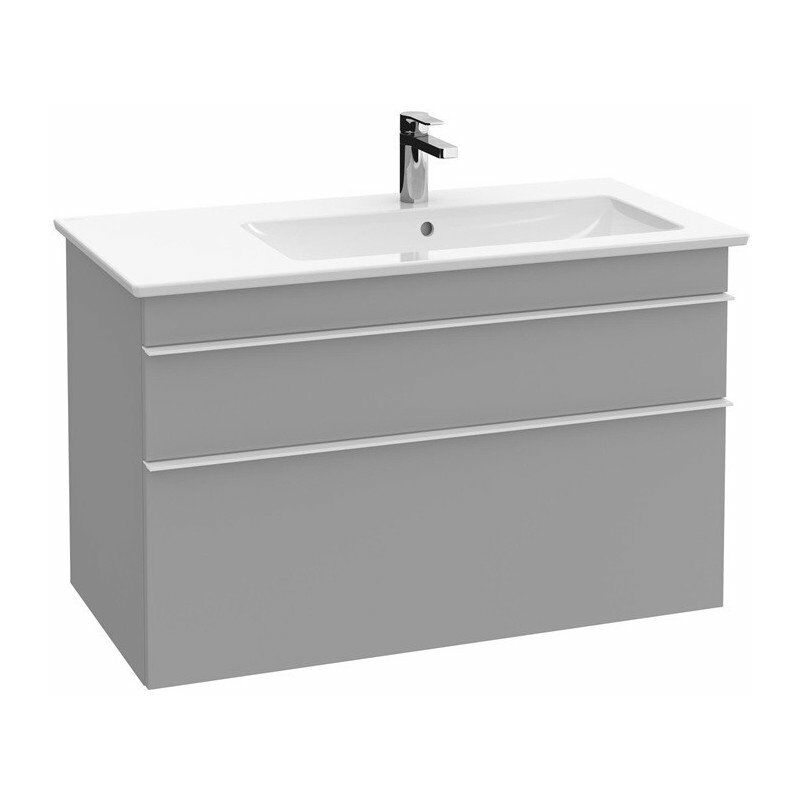 

Mueble de baño, 953 x 590 x 502 mm, modelo suspendido, En madera Roble Grafito